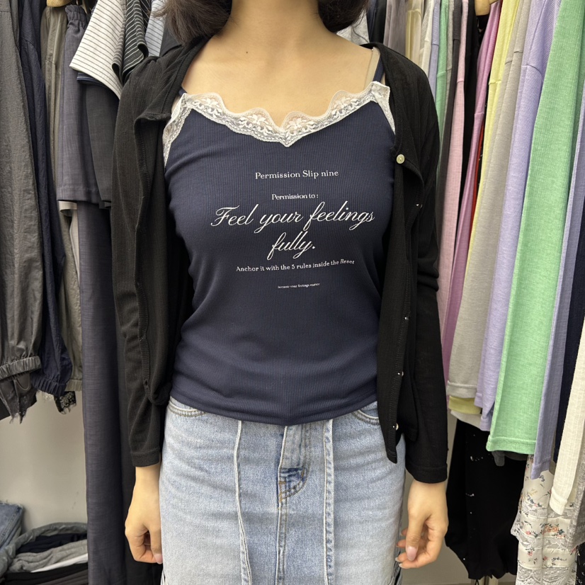 SPECIAL韓國東大門代購女士新款休閑26春夏熱賣吊帶背心蕾絲SPECIAL吊帶/背心圖色5