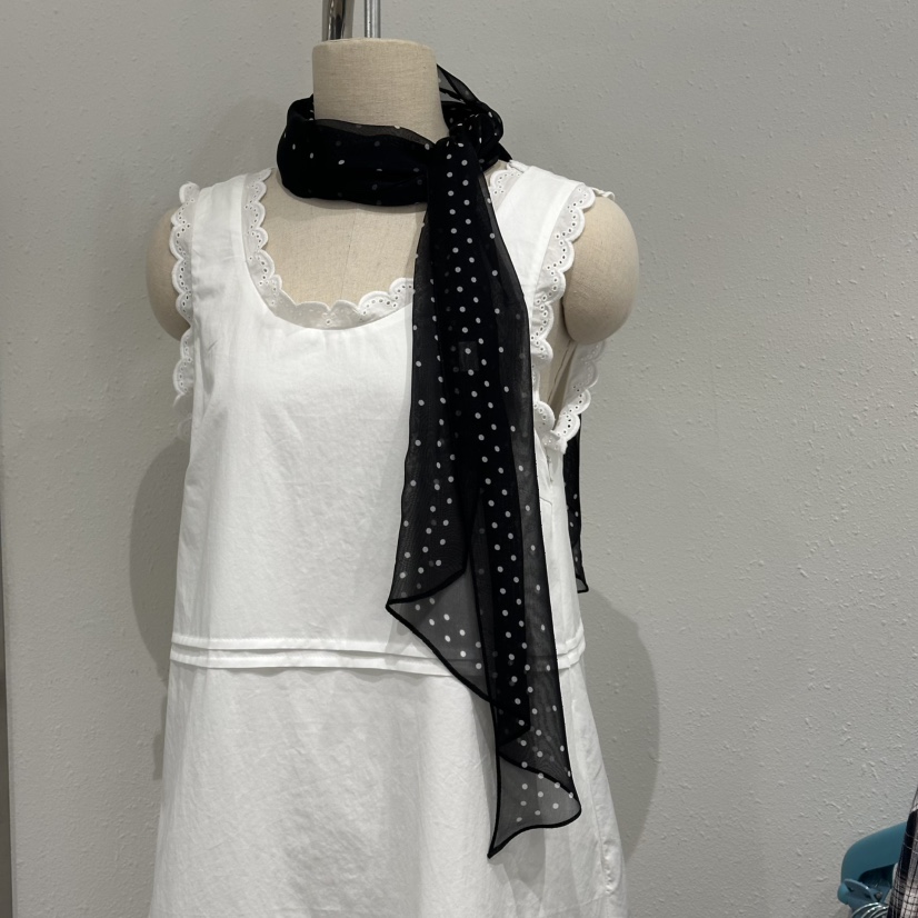 ACKER韓國直郵實拍女裝新品26春夏熱賣推薦圍巾披肩圍巾圓點ACKER圍巾/披肩圖色2