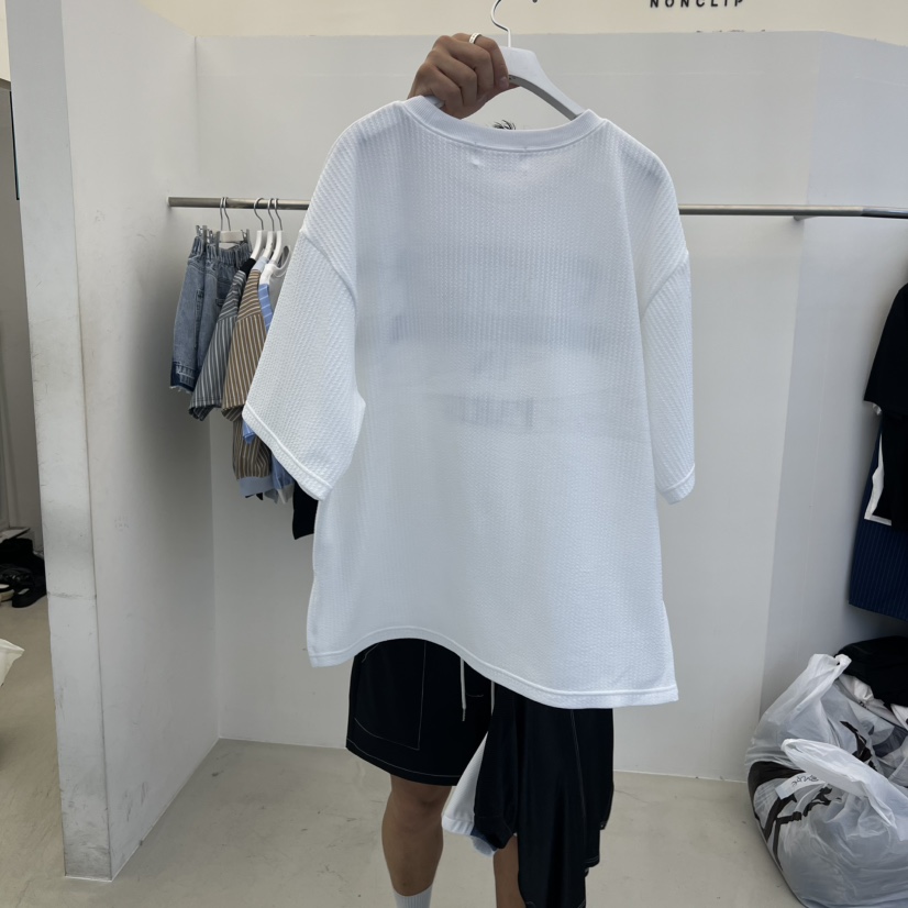 NON CLIP韓國東大門直郵女裝新款人氣時尚休閑熱賣T恤蕾絲NON CLIPT恤