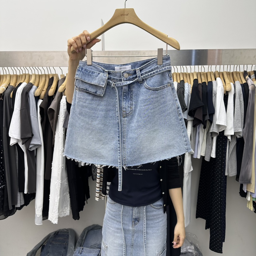 SPECIAL韓國直郵女士新品休閑推薦26春夏人氣熱賣短裙含腰包SPECIAL短裙圖色1