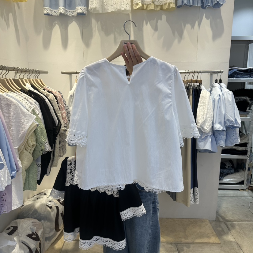 LADYBUG/ADORABLE韓國直郵女裝新品26春夏熱賣襯衫蕾絲衫ADORABLE/LADYBUG襯衫/蕾絲衫