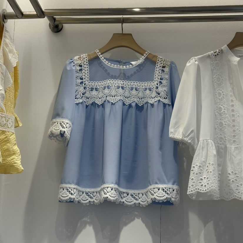 LADYBUG/ADORABLE韓國直郵女裝新品26春夏熱賣襯衫蕾絲衫ADORABLE/LADYBUG襯衫/蕾絲衫圖色2