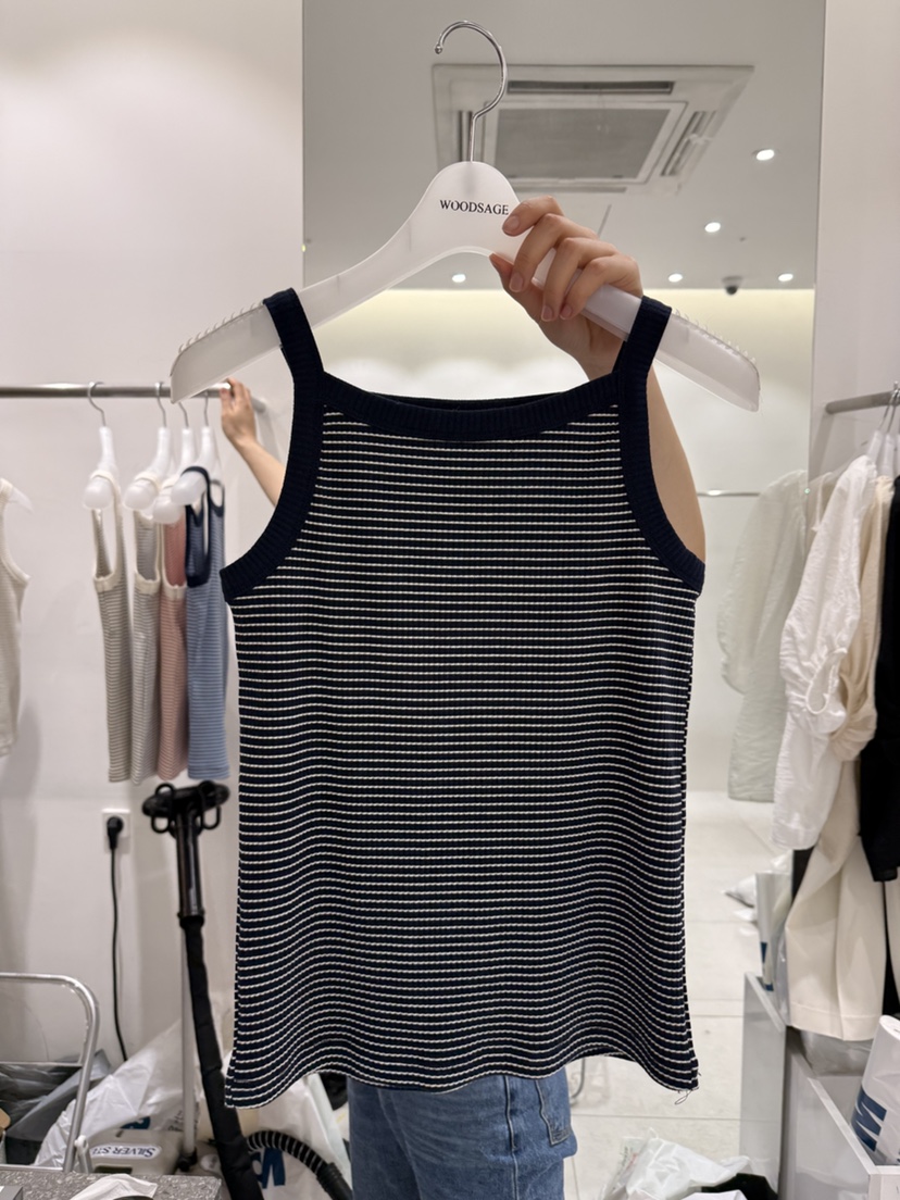 WOOD SAGE韓國直郵女士新品26春夏推薦休閑職業吊帶背心WOOD SAGE吊帶/背心圖色3