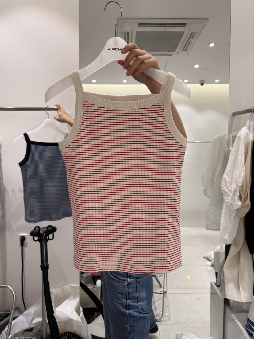 WOOD SAGE韓國直郵女士新品26春夏推薦休閑職業吊帶背心WOOD SAGE吊帶/背心圖色5
