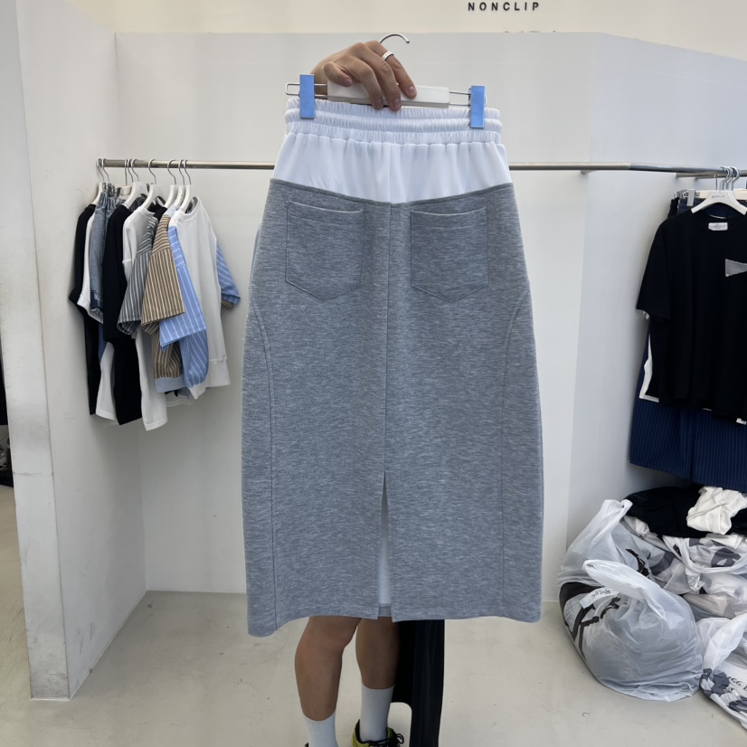 NON CLIP韓國代購女士新款人氣推薦26春夏休閑半身裙中短裙NON CLIP半身裙/中短裙