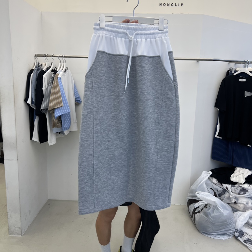NON CLIP韓國代購女士新款人氣推薦26春夏休閑半身裙中短裙NON CLIP半身裙/中短裙圖色2