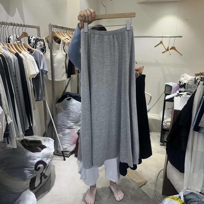 HIPTIQUE韓國東大門直郵女士新品26春夏休閑人氣熱賣長裙HIPTIQUE長裙圖色1