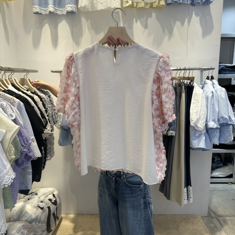 LADYBUG/ADORABLE韓國直郵女士新款時尚熱賣26春夏襯衫蕾絲衫ADORABLE/LADYBUG襯衫/蕾絲衫