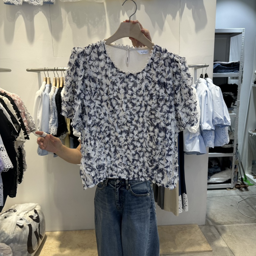 LADYBUG/ADORABLE韓國直郵女士新款時尚熱賣26春夏襯衫蕾絲衫ADORABLE/LADYBUG襯衫/蕾絲衫圖色3