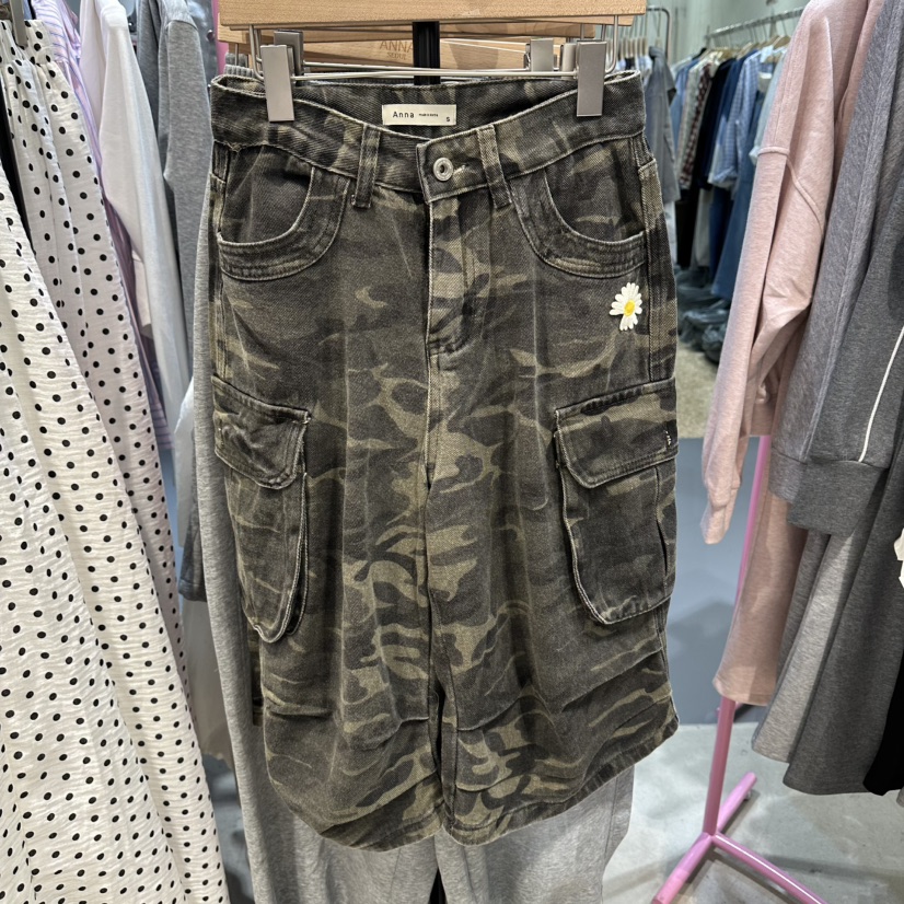 ANNA-P韓國直郵女士新品職業休閑人氣26春夏推薦短褲迷彩ANNA-P短褲圖色1