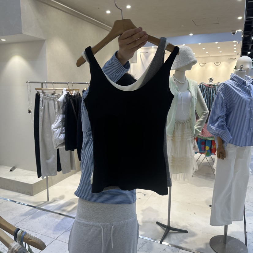 HIPTIQUE韓國代購女士新品人氣休閑熱賣26春夏職業吊帶背心HIPTIQUE吊帶/背心