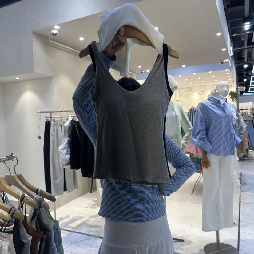 HIPTIQUE韓國代購女士新品人氣休閑熱賣26春夏職業吊帶背心HIPTIQUE吊帶/背心圖色2