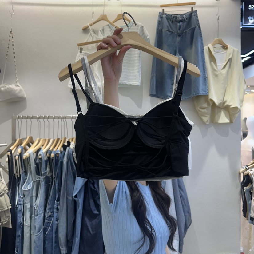 HIPTIQUE韓國直郵女士新款熱賣休閑時尚職業推薦吊帶背心HIPTIQUE吊帶/背心