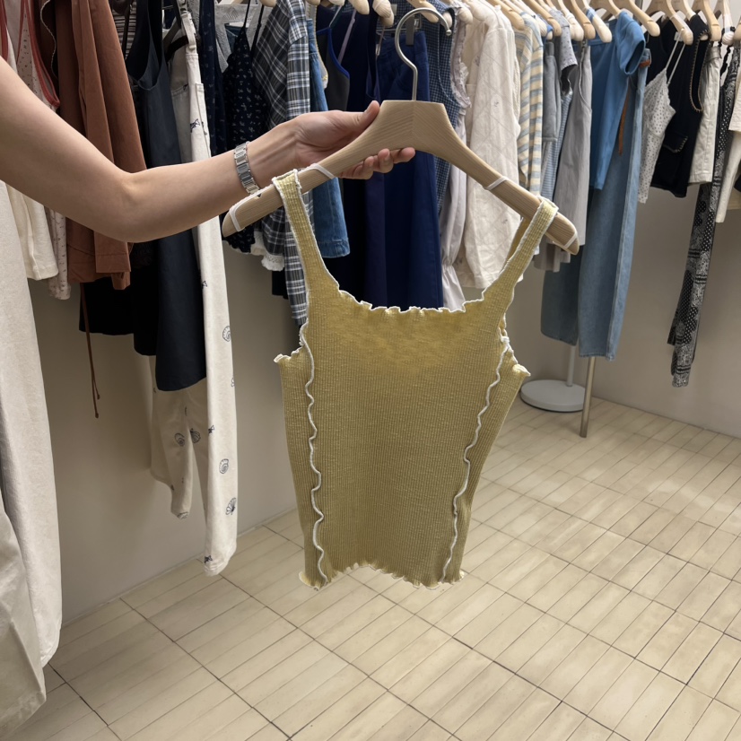 THEPLAN韓國直郵實拍女士新品休閑推薦26春夏人氣吊帶背心THE PLAN吊帶/背心