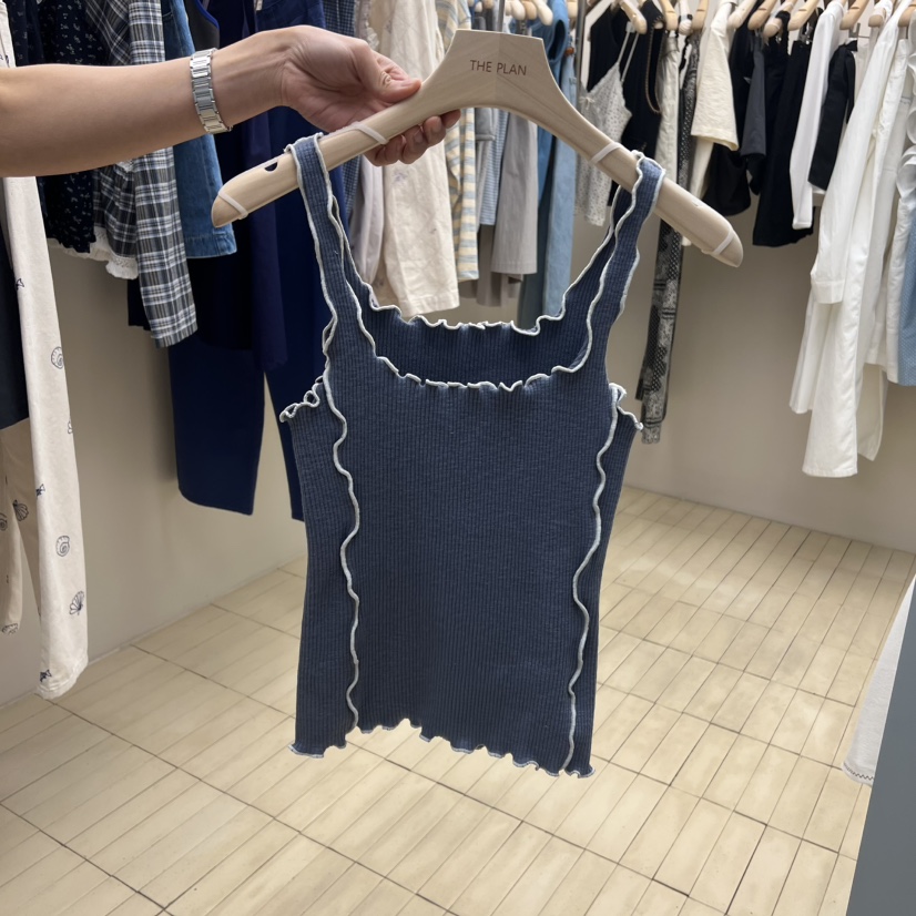 THEPLAN韓國直郵實拍女士新品休閑推薦26春夏人氣吊帶背心THE PLAN吊帶/背心圖色1