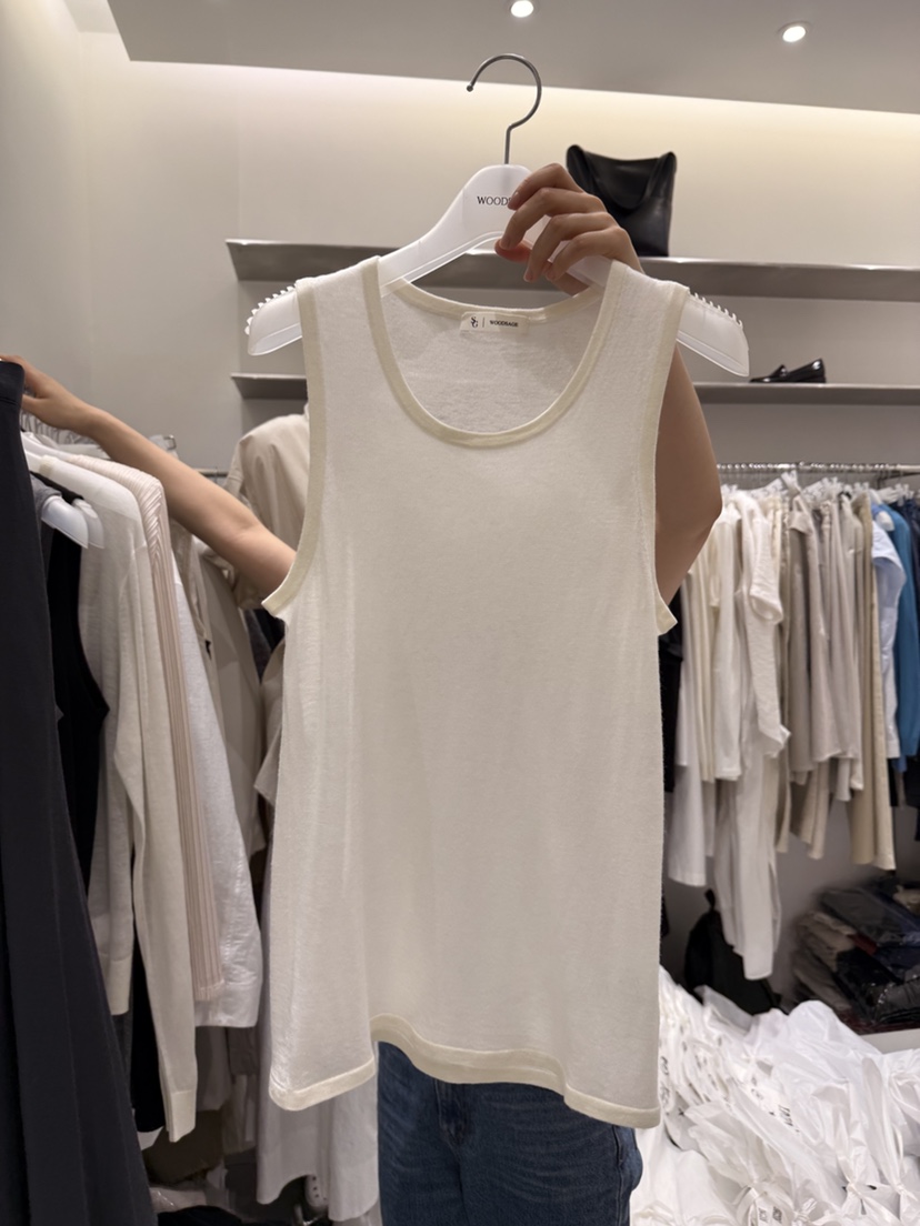 WOOD SAGE韓國直郵實拍女裝新款人氣時尚職業吊帶背心羊毛WOOD SAGE吊帶/背心圖色1