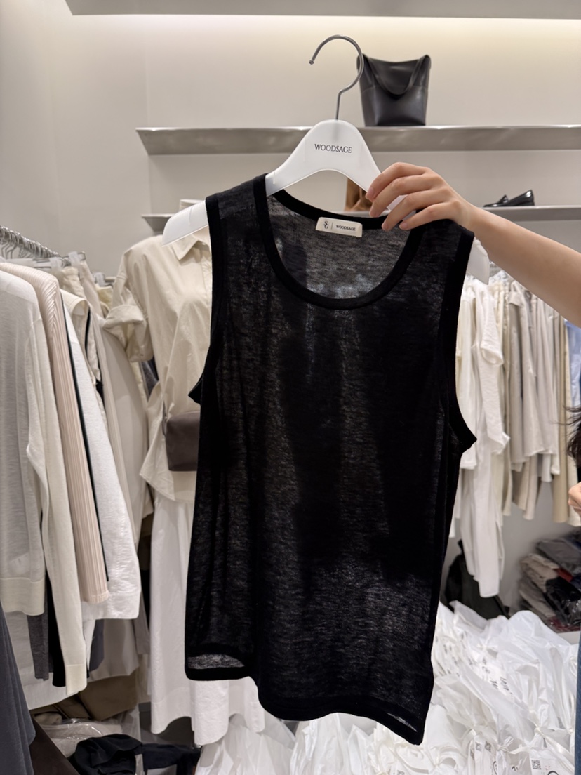 WOOD SAGE韓國直郵實拍女裝新款人氣時尚職業吊帶背心羊毛WOOD SAGE吊帶/背心圖色3