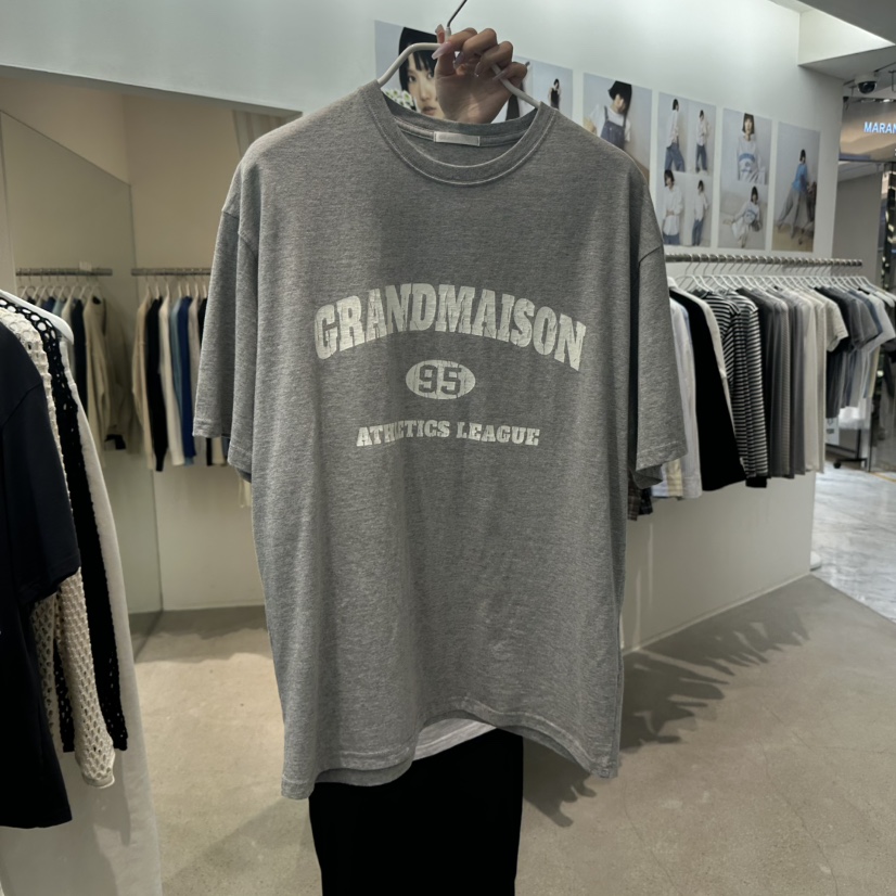 MARAN-P韓國東大門直郵女裝新款熱賣26春夏休閑推薦職業T恤MARANT恤圖色2