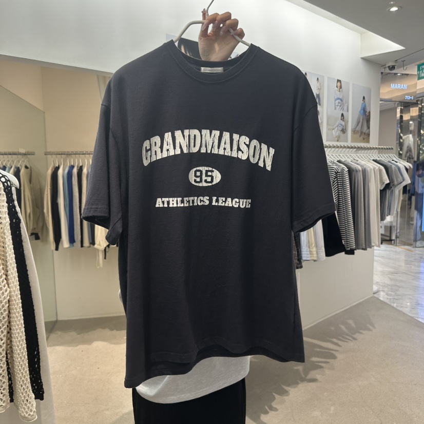 MARAN-P韓國東大門直郵女裝新款熱賣26春夏休閑推薦職業T恤MARANT恤圖色3