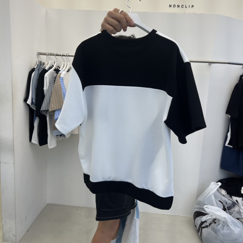 NON CLIP韓國東大門直郵女裝新款時尚推薦休閑職業人氣T恤NON CLIPT恤