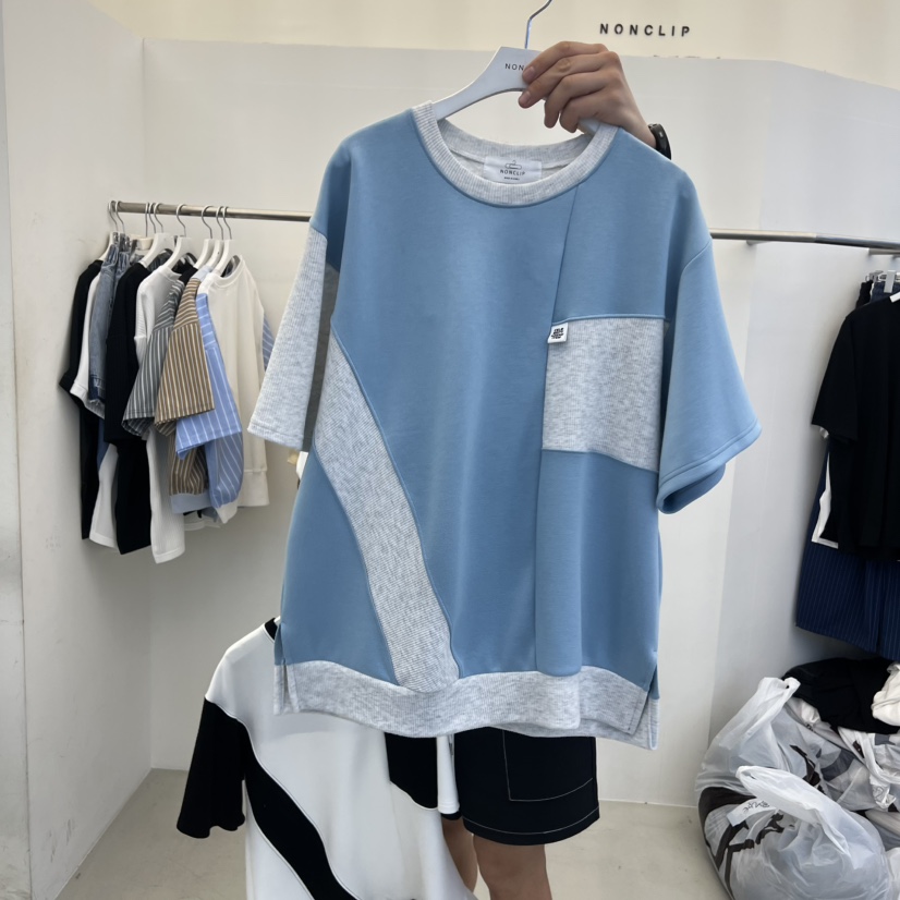NON CLIP韓國東大門直郵女裝新款時尚推薦休閑職業人氣T恤NON CLIPT恤圖色2