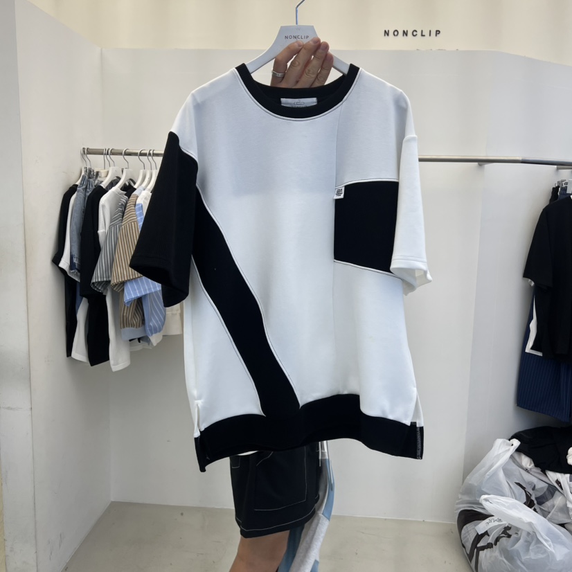 NON CLIP韓國東大門直郵女裝新款時尚推薦休閑職業人氣T恤NON CLIPT恤圖色3