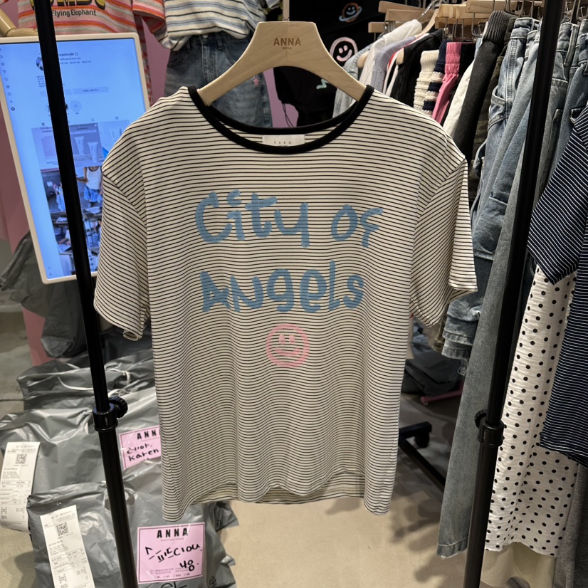 ANNA-P韓國直郵女士新款職業人氣26春夏休閑推薦時尚T恤ANNA-PT恤圖色2