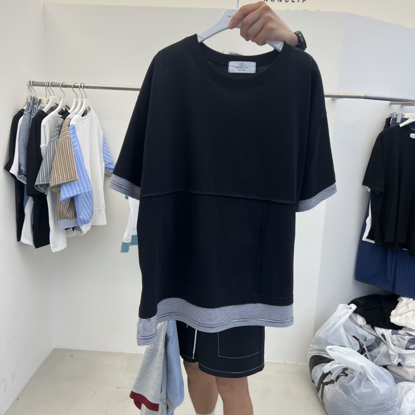 NON CLIP韓國代購女士新款休閑職業26春夏時尚人氣推薦T恤NON CLIPT恤圖色2