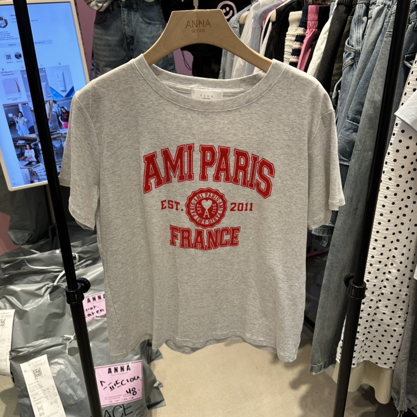 ANNA-P韓國東大門直郵女裝新品人氣時尚26春夏休閑職業T恤ANNA-PT恤圖色2