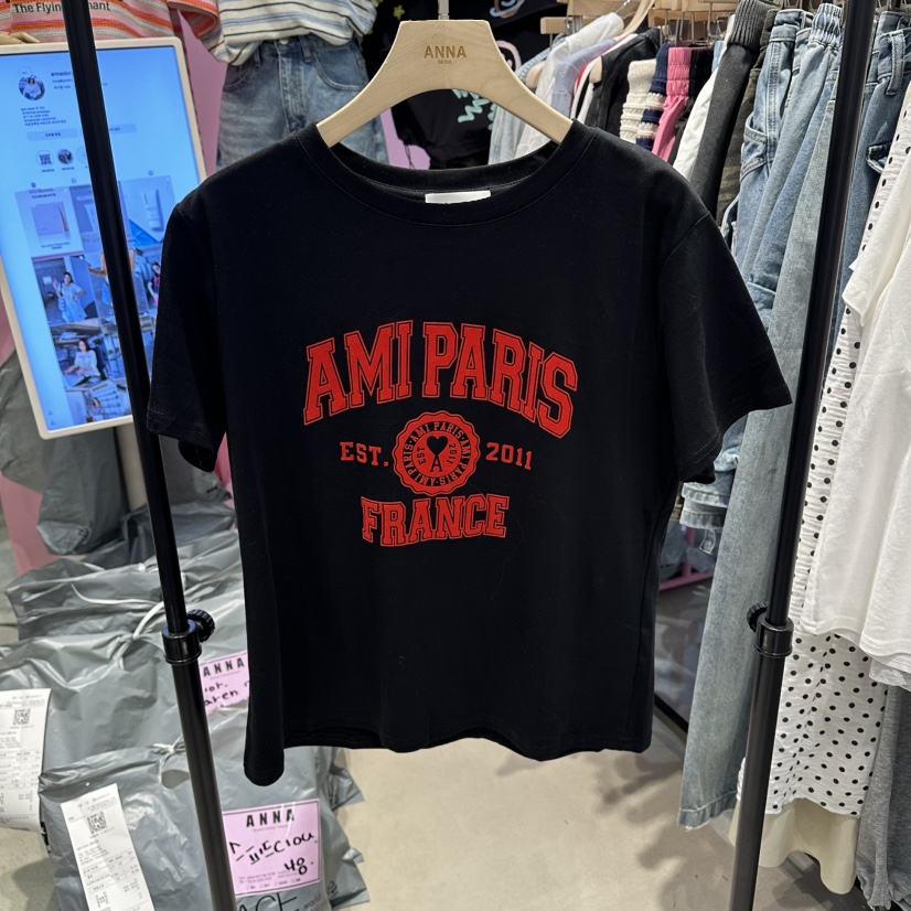 ANNA-P韓國東大門直郵女裝新品人氣時尚26春夏休閑職業T恤ANNA-PT恤圖色3