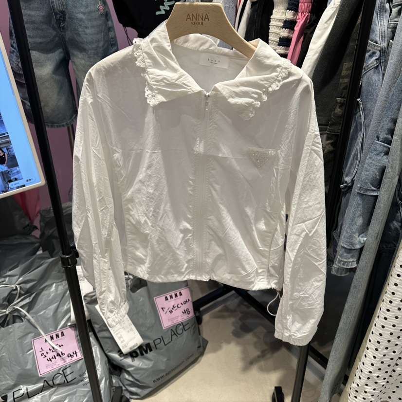 ANNA-P韓國代購女裝新款休閑熱賣26春夏人氣推薦襯衫蕾絲衫ANNA-P襯衫/蕾絲衫圖色1