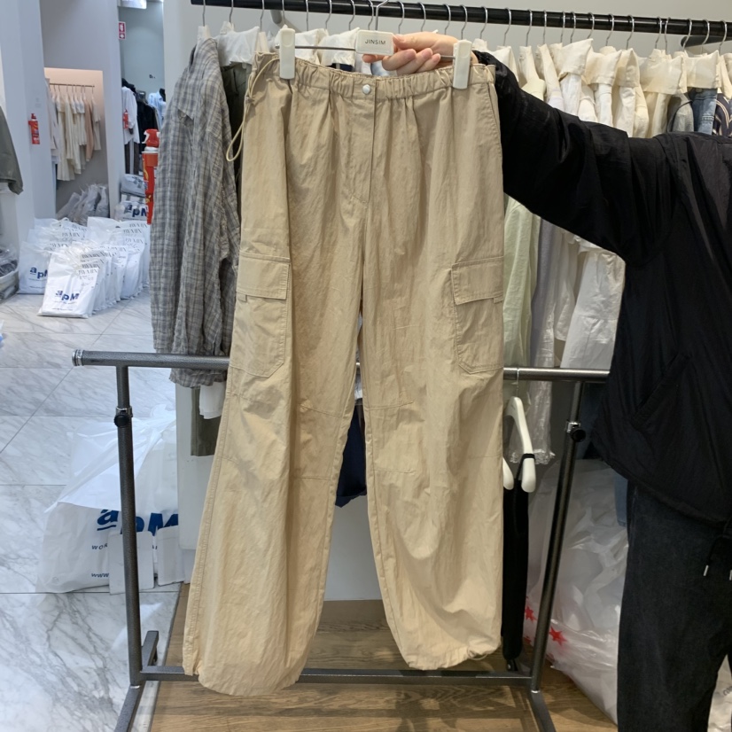 JINSIM韓國代購女士新款職業推薦26春夏時尚人氣熱賣休閑褲JINSIM休閑褲圖色1