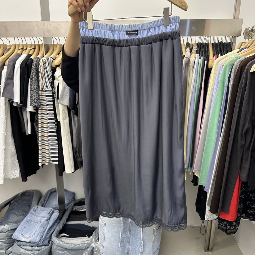 SPECIAL韓國直郵女士新款26春夏職業休閑時尚半身裙中短裙SPECIAL半身裙/中短裙圖色2