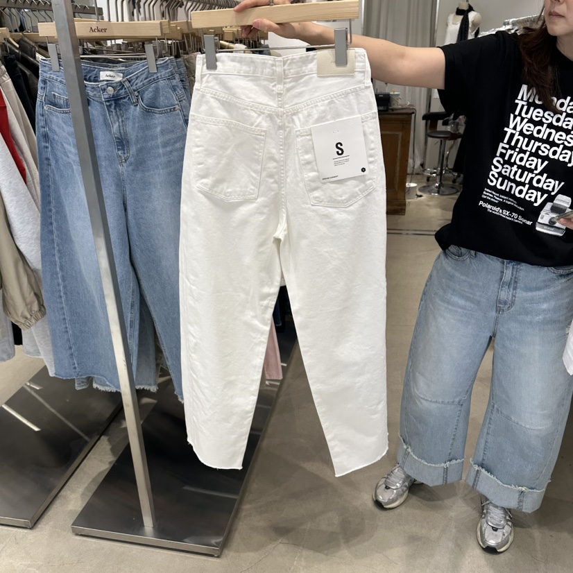 ACKER韓國東大門代購女裝新款推薦職業26春夏休閑休閑褲鏤空ACKER休閑褲