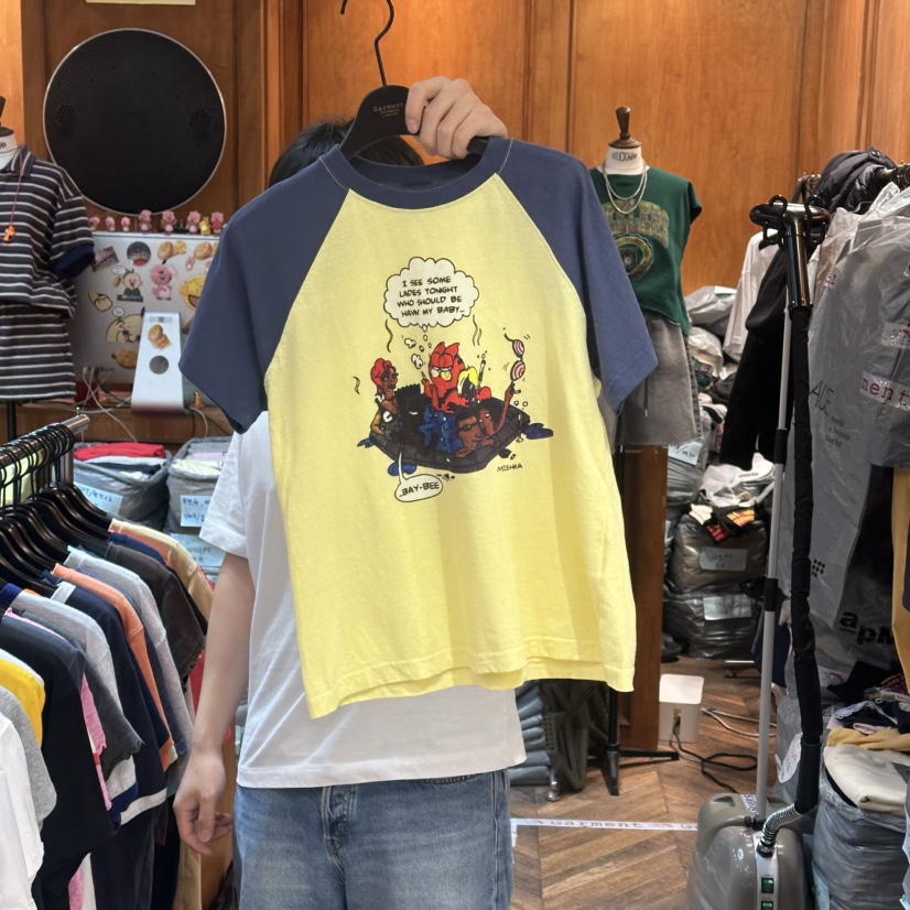 GARMENT-P韓國直郵實拍女士新品職業26春夏休閑人氣推薦T恤GARMENTT恤圖色2