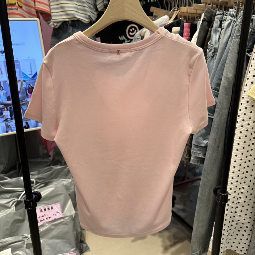 ANNA-P韓國直郵實拍女裝新款時尚人氣職業休閑26春夏T恤ANNA-PT恤