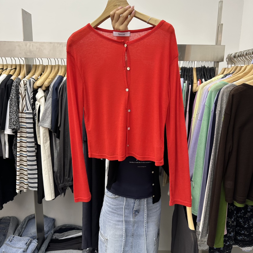 SPECIAL韓國東大門直郵女裝新品人氣26春夏休閑職業針織衫SPECIAL針織衫圖色1