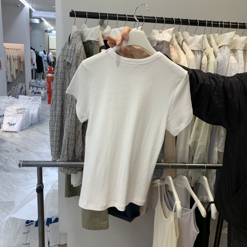 JINSIM韓國東大門直郵女裝新品休閑26春夏時尚推薦人氣T恤JINSIMT恤