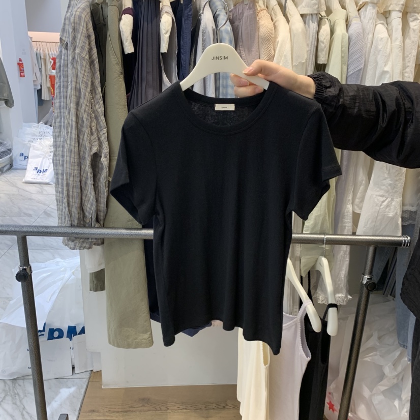 JINSIM韓國東大門直郵女裝新品休閑26春夏時尚推薦人氣T恤JINSIMT恤圖色8