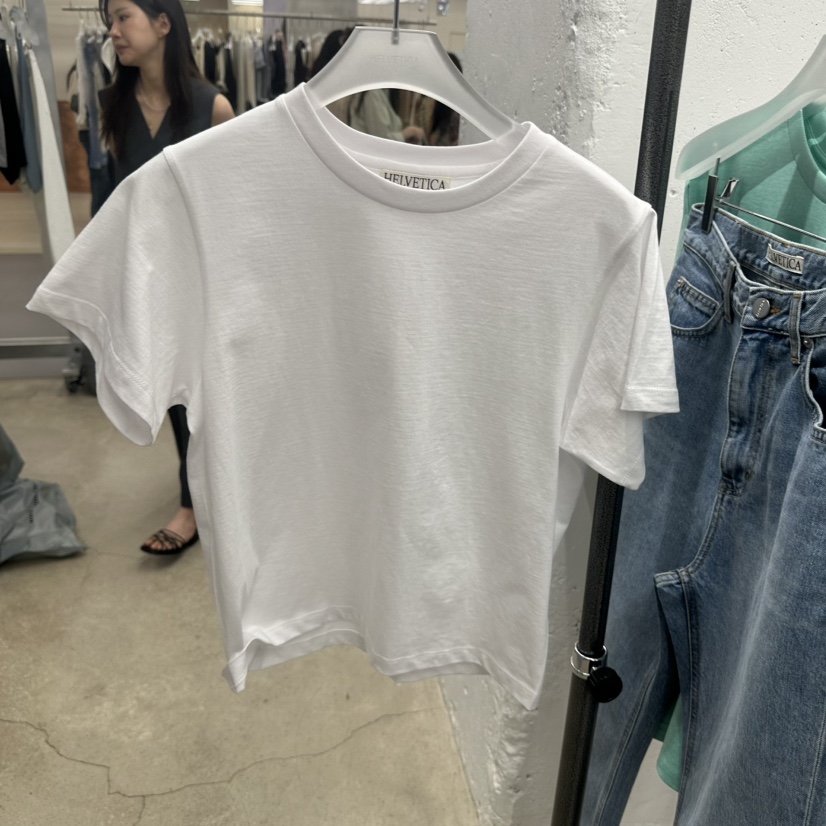 HELVETICA韓國東大門直郵女士新品休閑熱賣26春夏職業T恤HELVETICAT恤圖色1