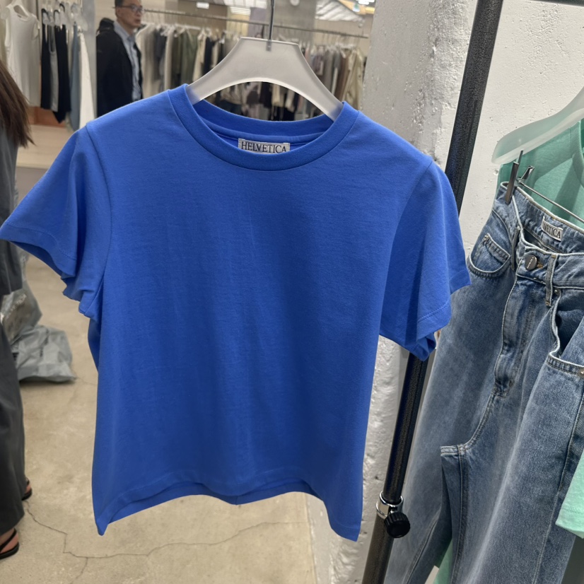 HELVETICA韓國東大門直郵女士新品休閑熱賣26春夏職業T恤HELVETICAT恤圖色3