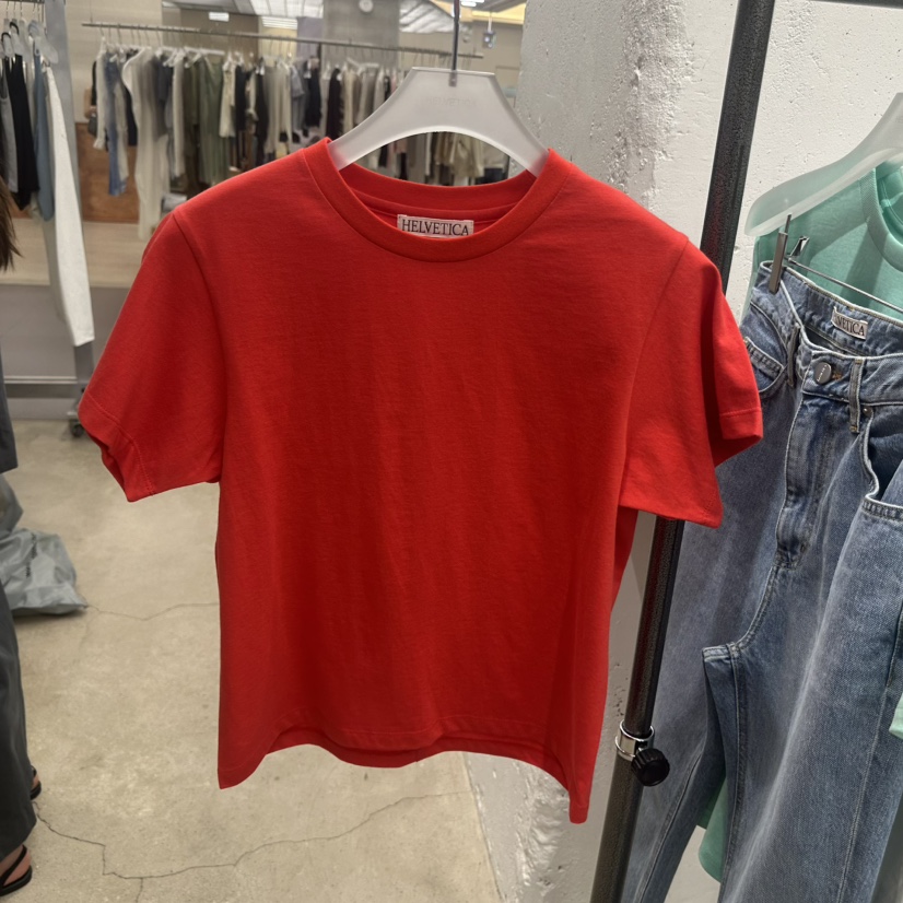 HELVETICA韓國東大門直郵女士新品休閑熱賣26春夏職業T恤HELVETICAT恤圖色5