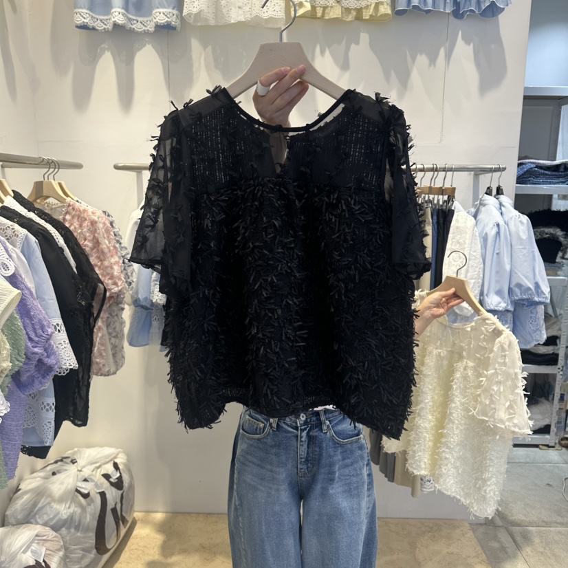 LADYBUG/ADORABLE韓國代購女士新款推薦時尚熱賣襯衫蕾絲衫ADORABLE/LADYBUG襯衫/蕾絲衫圖色2