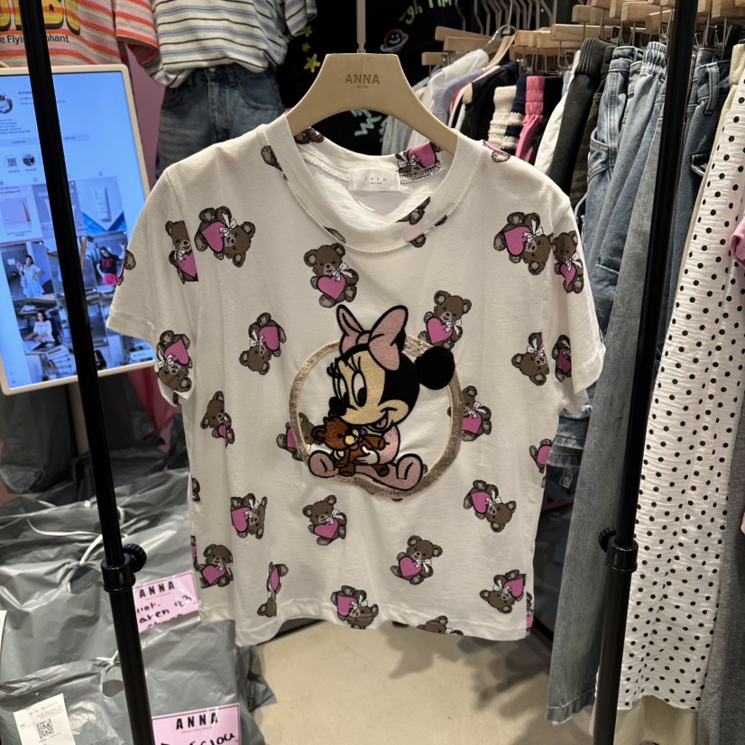 ANNA-P韓國東大門直郵女士新品人氣26春夏熱賣職業休閑T恤ANNA-PT恤圖色1