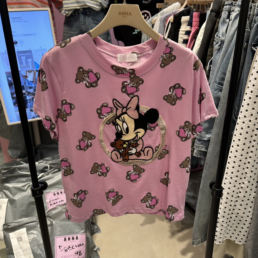 ANNA-P韓國東大門直郵女士新品人氣26春夏熱賣職業休閑T恤ANNA-PT恤圖色2