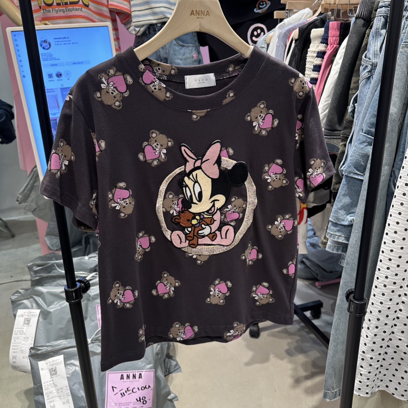 ANNA-P韓國東大門直郵女士新品人氣26春夏熱賣職業休閑T恤ANNA-PT恤圖色3