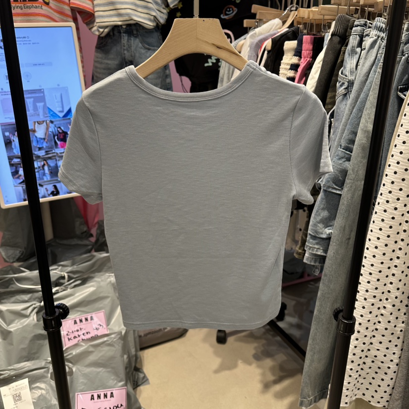 ANNA-P韓國東大門直郵女裝新款推薦熱賣26春夏人氣休閑T恤ANNA-PT恤