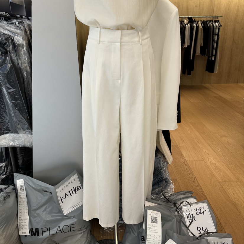 LEFANCY韓國東大門代購女裝新品時尚人氣職業26春夏休閑褲LEFANCY休閑褲圖色1