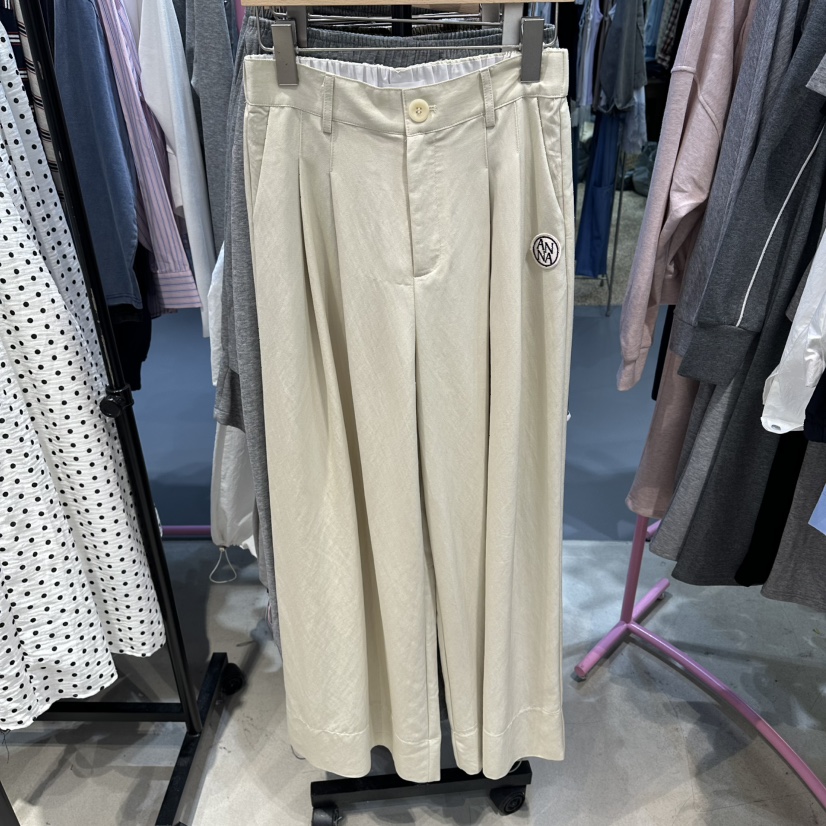 ANNA-P韓國代購女士新品時尚26春夏人氣職業推薦休閑褲棉質ANNA-P休閑褲圖色1