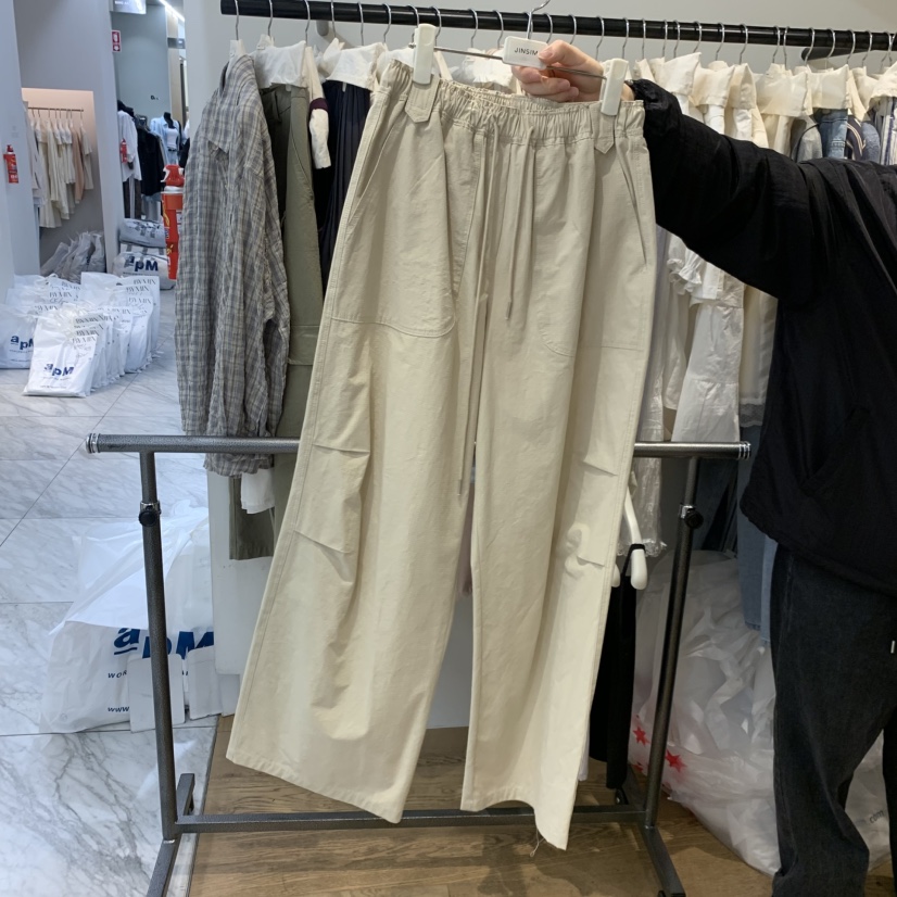 JINSIM韓國東大門直郵女裝新品時尚26春夏熱賣休閑休閑褲JINSIM休閑褲圖色2